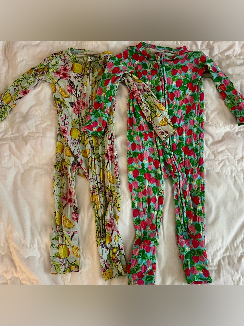 Muse Threads - Bamboo Zippered Romper - Lot of 2